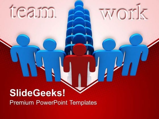 Team Follows Leader Business PowerPoint Templates And PowerPoint Themes 0612