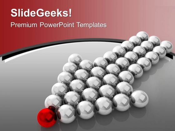 Team Follows Leader Leadership Business PowerPoint Templates Ppt Backgrounds For Slides 0213