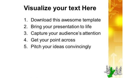 Team Follows The Leader Business Management PowerPoint Templates Ppt Backgrounds For Slides 0513