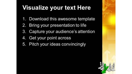 Team Follows The Leader Business Management PowerPoint Templates Ppt Backgrounds For Slides 0513