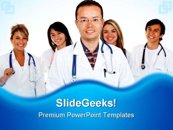 Team Of Doctors Medical PowerPoint Templates And PowerPoint Backgrounds 0511