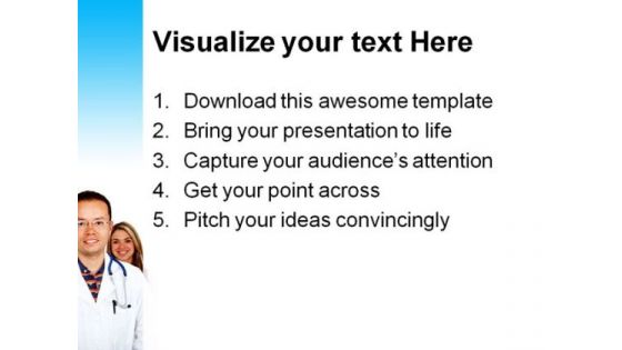 Team Of Doctors Medical PowerPoint Themes And PowerPoint Slides 0511