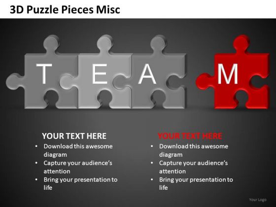 Team Puzzle Ppt