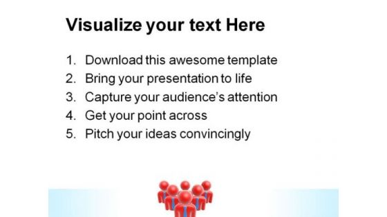 Team Symbol Business PowerPoint Templates And PowerPoint Backgrounds 0811