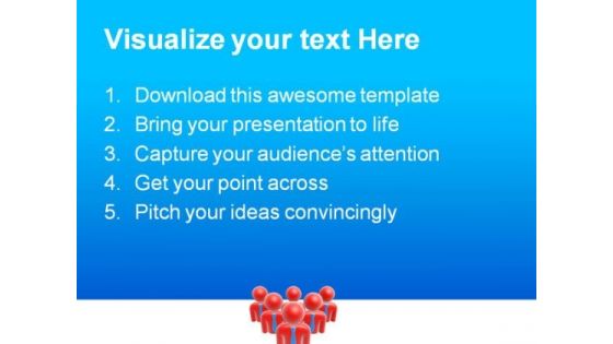 Team Symbol Business PowerPoint Templates And PowerPoint Backgrounds 0811