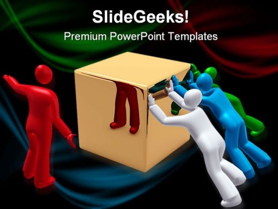 Team Teamwork Leadership PowerPoint Themes And PowerPoint Slides 0511
