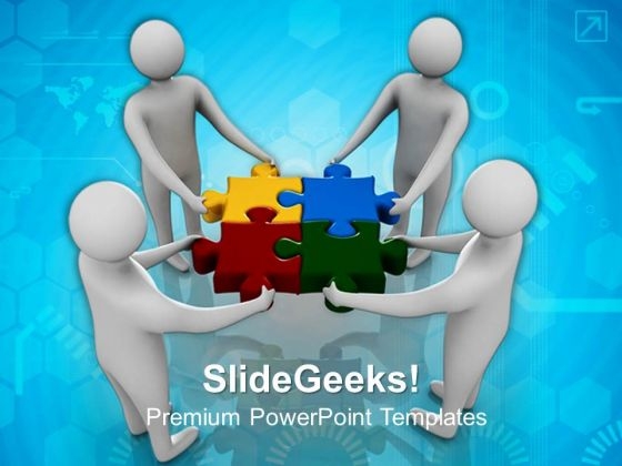 Team Working Together PowerPoint Templates And PowerPoint Themes 0912