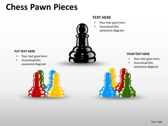 Teams Chess Pawn Pieces PowerPoint Presentation Slides And Ppt Diagrams