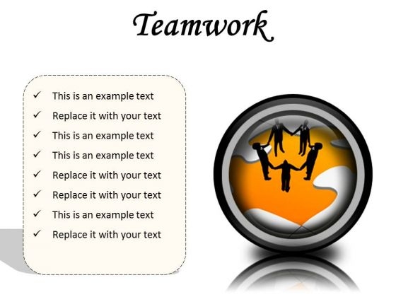 Teamwork01 Business PowerPoint Presentation Slides Cc
