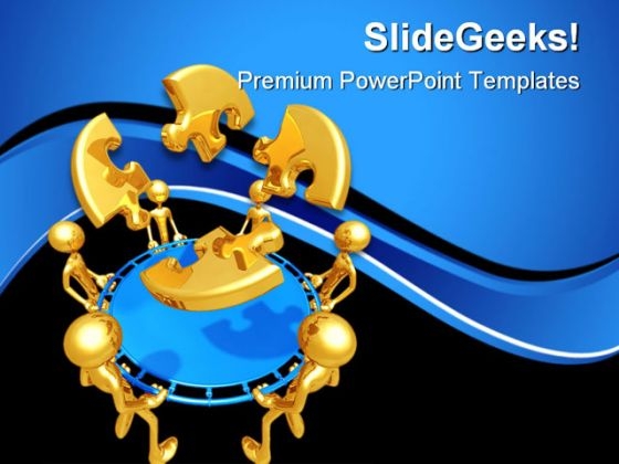 Teamwork01 Business PowerPoint Templates And PowerPoint Backgrounds 0811