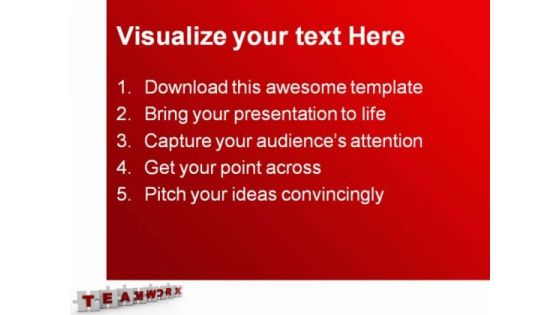 Teamwork04 Business PowerPoint Templates And PowerPoint Backgrounds 0411