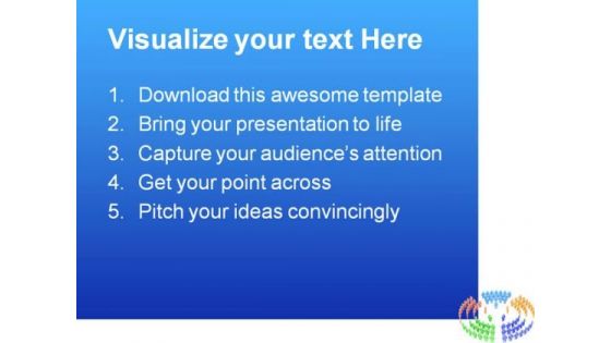 Teamwork04 Business PowerPoint Themes And PowerPoint Slides 0811