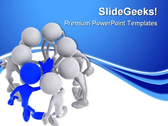 Teamwork07 Leadership PowerPoint Templates And PowerPoint Backgrounds 0811