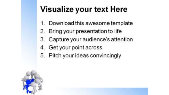 Teamwork07 Leadership PowerPoint Themes And PowerPoint Slides 0811