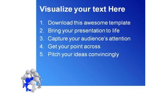 Teamwork07 Leadership PowerPoint Themes And PowerPoint Slides 0811