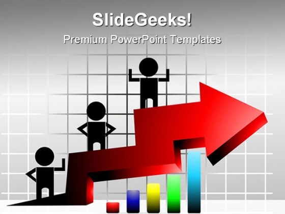 Teamwork Arrow Business PowerPoint Themes And PowerPoint Slides 0811