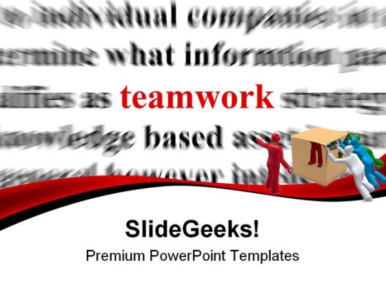 Teamwork Background PowerPoint Themes And PowerPoint Slides 0811