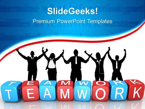 Teamwork Blocks Success PowerPoint Templates And PowerPoint Themes 0512