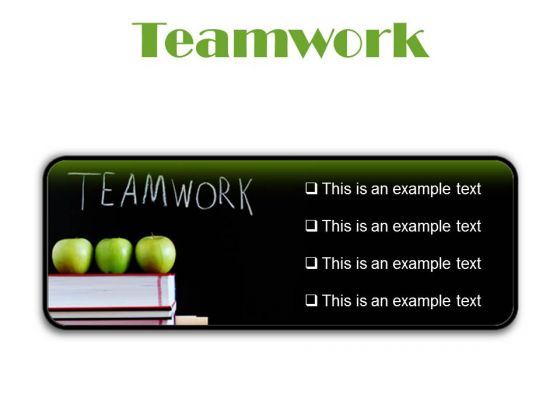 Teamwork Business PowerPoint Presentation Slides R