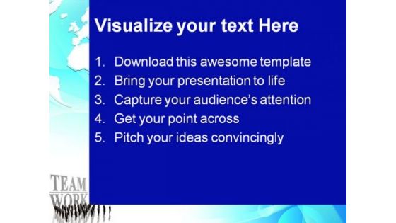 Teamwork Business PowerPoint Themes And PowerPoint Slides 0711