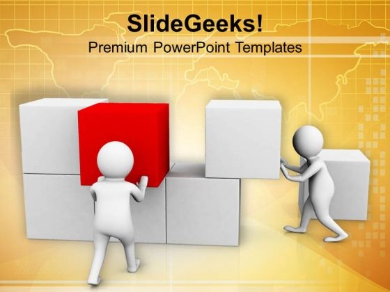Teamwork Can Make A Strong Base For Success PowerPoint Templates Ppt Backgrounds For Slides 0713