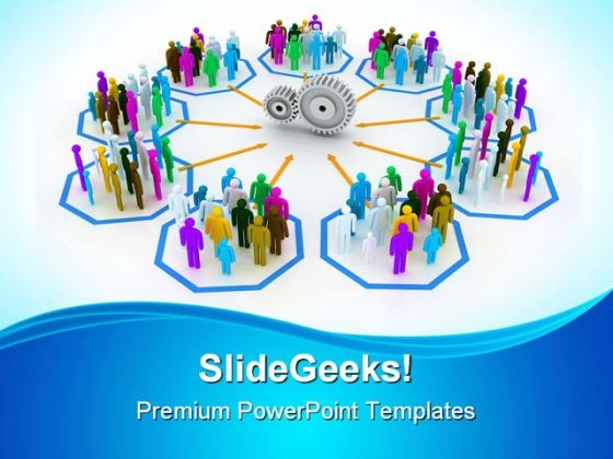 Teamwork Concept01 Business PowerPoint Themes And PowerPoint Slides 0811