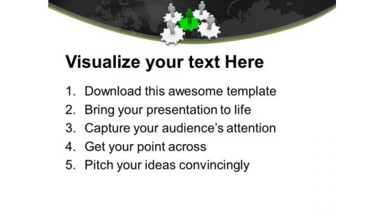 Teamwork Gives Excellent Results PowerPoint Templates Ppt Backgrounds For Slides 0513