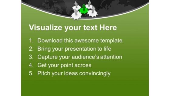 Teamwork Gives Excellent Results PowerPoint Templates Ppt Backgrounds For Slides 0513