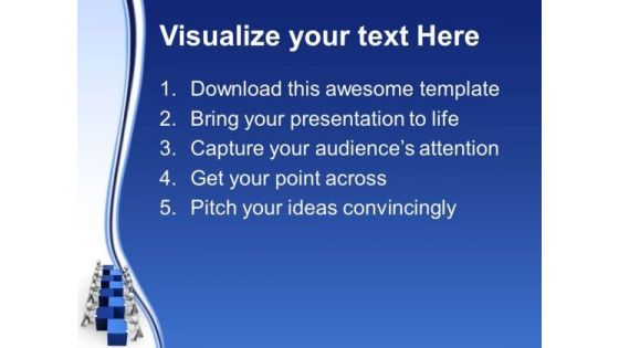 Teamwork Gives More Results In Business PowerPoint Templates Ppt Backgrounds For Slides 0413