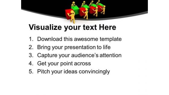 Teamwork Gives Success In Business PowerPoint Templates Ppt Backgrounds For Slides 0413