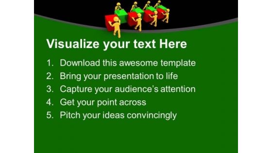 Teamwork Gives Success In Business PowerPoint Templates Ppt Backgrounds For Slides 0413