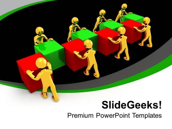Teamwork Gives Success In Business PowerPoint Templates Ppt Backgrounds For Slides 0413