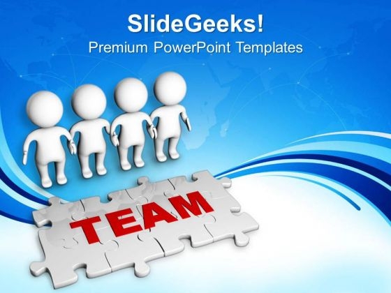 Teamwork In Business For Successful Growth PowerPoint Templates Ppt Backgrounds For Slides 0613