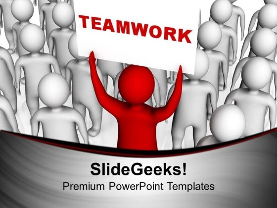 Teamwork Is Base Of Success PowerPoint Templates Ppt Backgrounds For Slides 0713