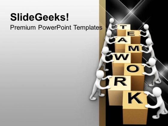 Teamwork Is Good For Business Growth PowerPoint Templates Ppt Backgrounds For Slides 0513