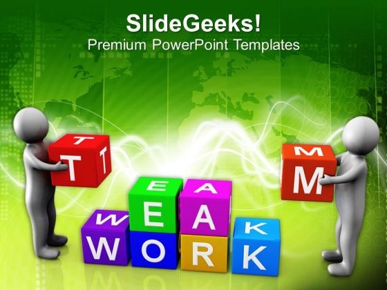 Teamwork Is The Key Of Success PowerPoint Templates Ppt Backgrounds For Slides 0613