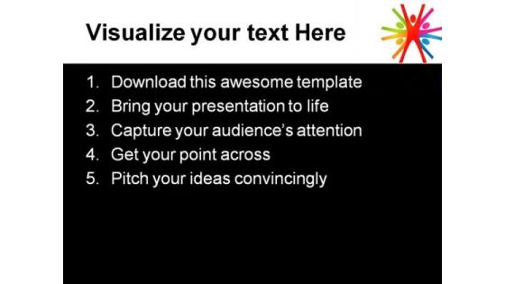 Teamwork Leadership Global PowerPoint Themes And PowerPoint Slides 0511