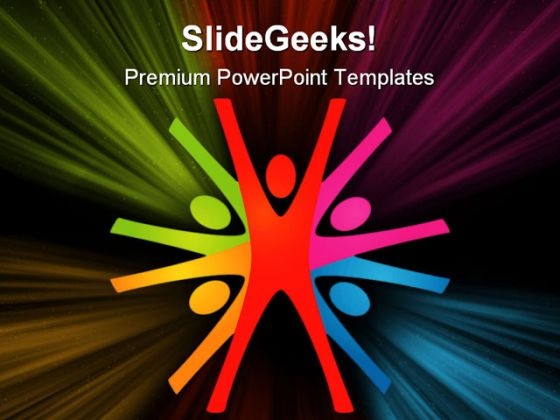 Teamwork Leadership Global PowerPoint Themes And PowerPoint Slides 0511