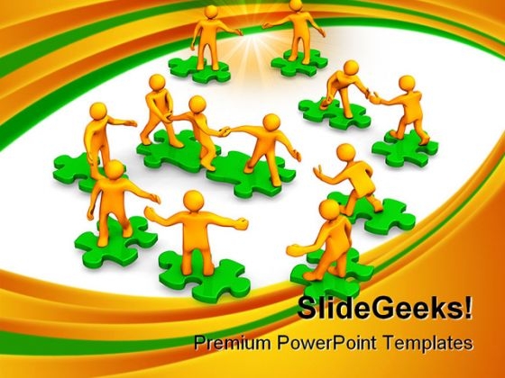 Teamwork Leadership PowerPoint Templates And PowerPoint Backgrounds 0911