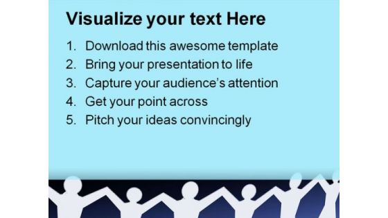 Teamwork Of People Leadership PowerPoint Templates And PowerPoint Backgrounds 0811