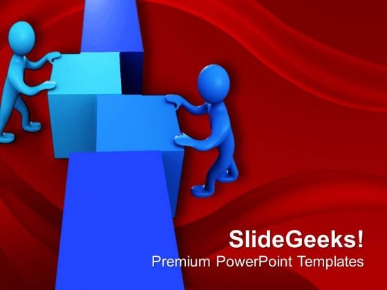 Teamwork Reqired For Growth In Business PowerPoint Templates Ppt Backgrounds For Slides 0513