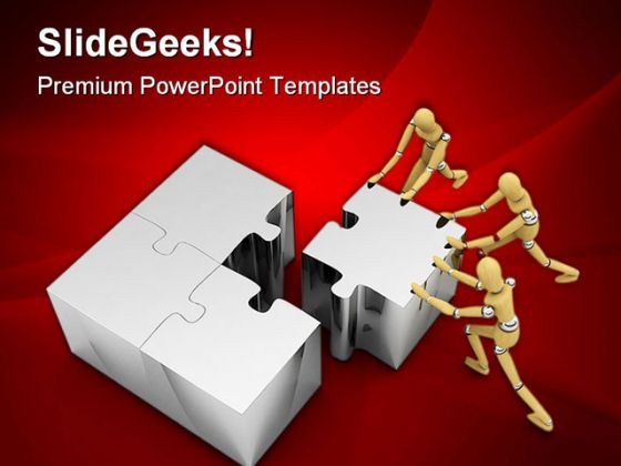 Teamwork United Business PowerPoint Templates And PowerPoint Backgrounds 0411