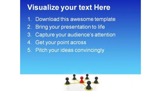 Teamwork Unity Leadership PowerPoint Themes And PowerPoint Slides 0411