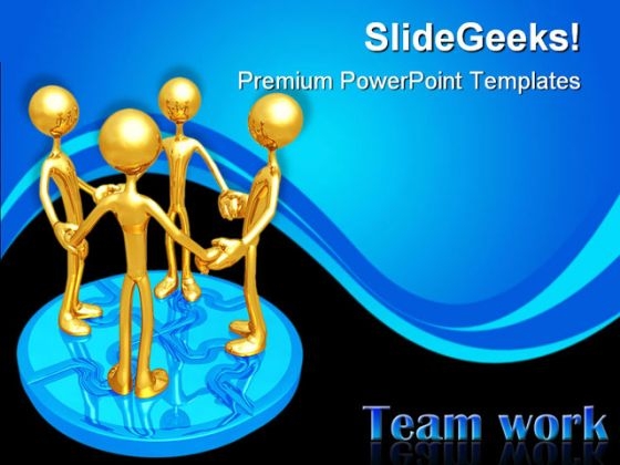 Teamwork Unity Leadership PowerPoint Themes And PowerPoint Slides 0811