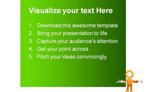 Technician Industrial PowerPoint Themes And PowerPoint Slides 0811