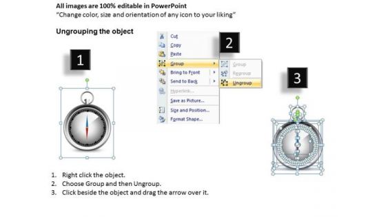 Technology Compass 1 PowerPoint Slides And Ppt Diagram Templates