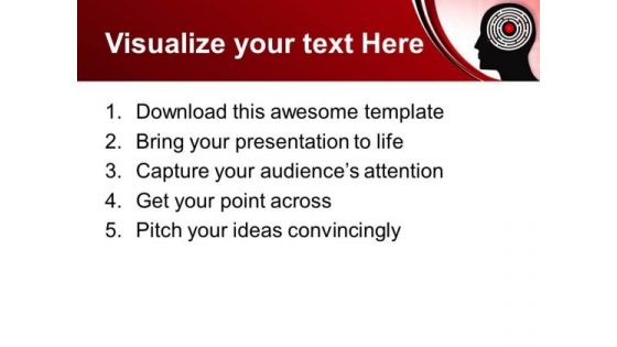 Technology Interface With The Human Mind PowerPoint Templates And PowerPoint Themes 0912