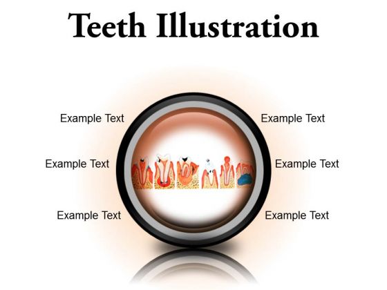 Teeth Illustration Dental PowerPoint Presentation Slides Cc