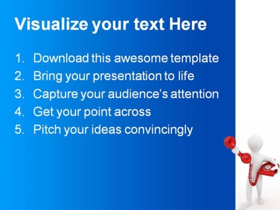 Telephone Receiver Communication PowerPoint Templates And PowerPoint Backgrounds 0311