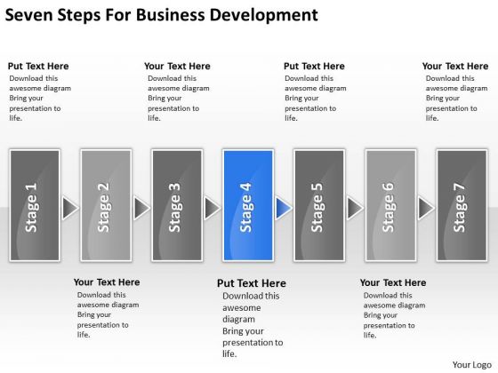 Templates Download Development Start Up Business Plan Example PowerPoint